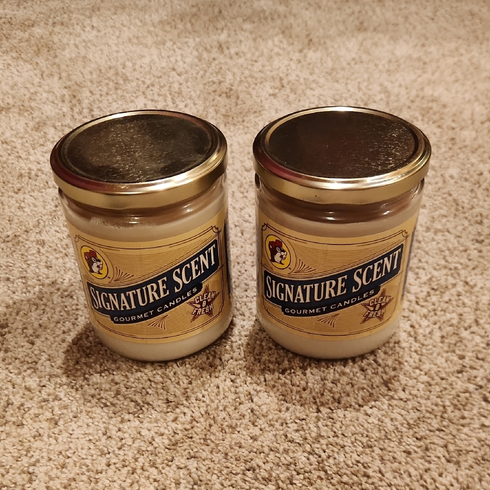 buc-ee's|set of two candles|12.5 oz.